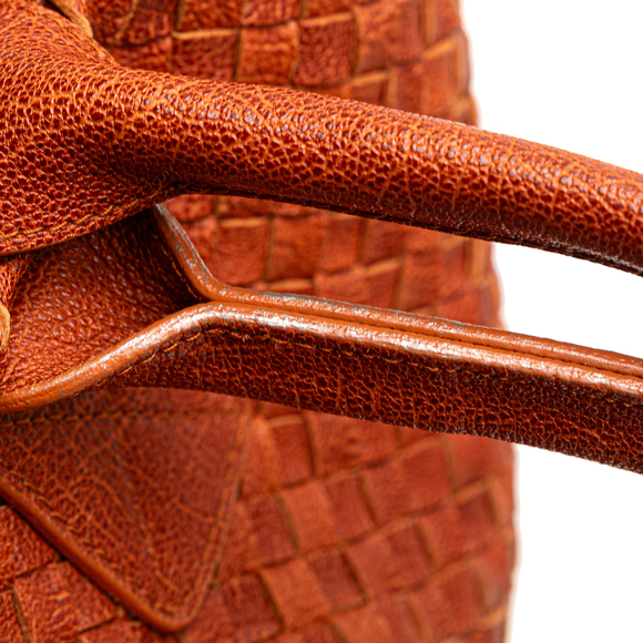 Pre-Loved Bottega Veneta Small Lambskin Intreccio Cabat Tote - Picture 8 of 11